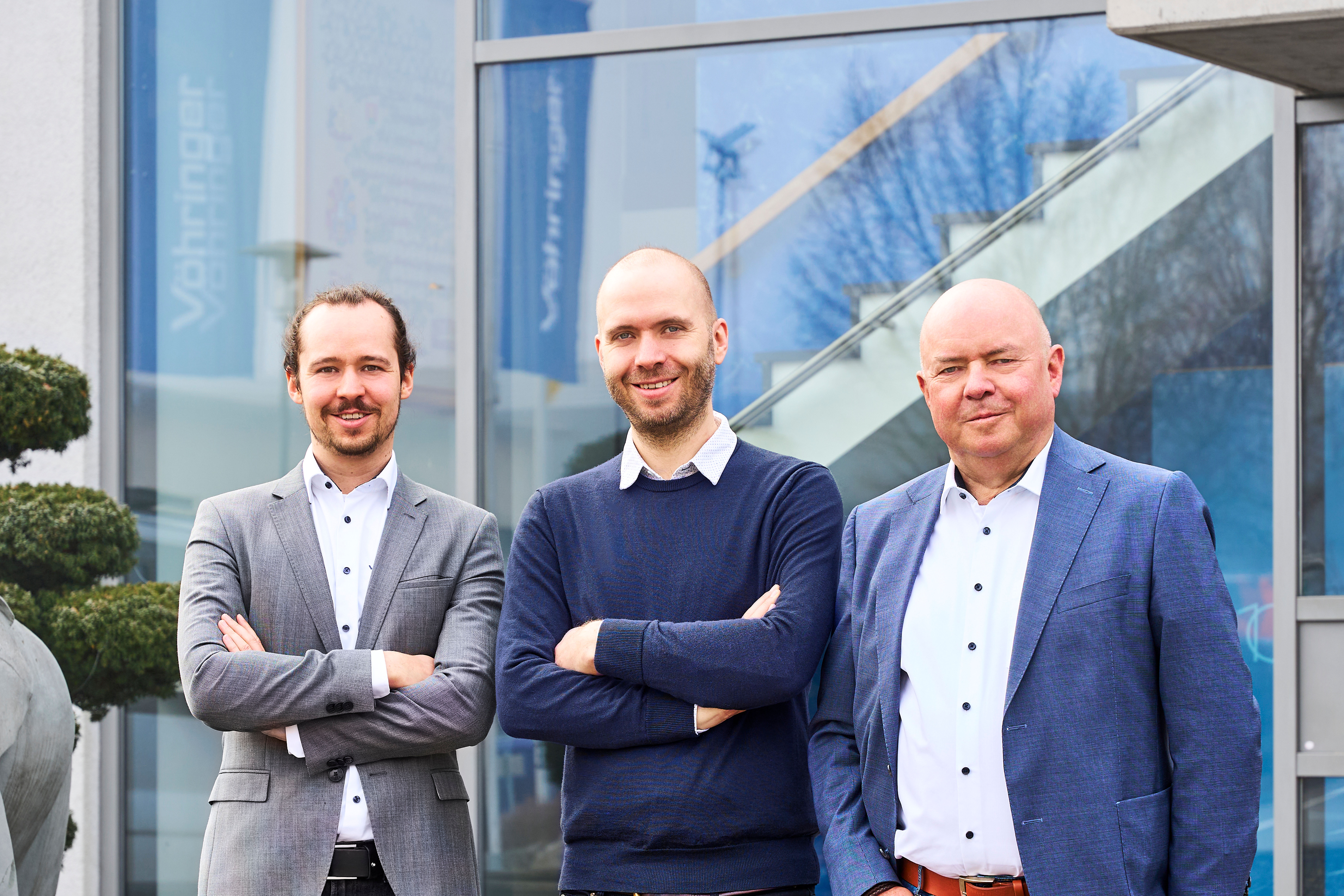Die Geschäftsletung Thomas, Yannick und Jürgen Vöhringer